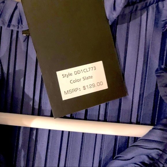 DNKY Ruffle Neck Sleeveless Dress - Picture 4 of 5